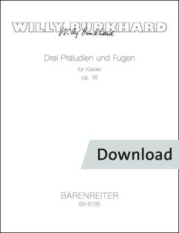 3 Préludes et Fugues op. 16 