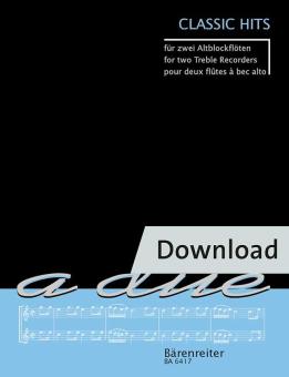 Classiques pour deux flûtes alto Download