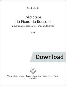 Dédicace de Pierre de Ronsard Download