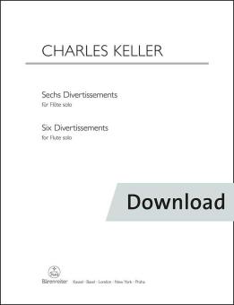 6 Divertissements pour flûte solo 