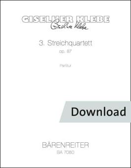 Quatuor à cordes n° 3 op. 87 (1981) 