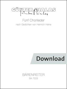 5 chansons basées sur des poèmes de Heinrich Heine Download