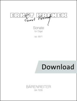 Sonate pour orgue op. 92/1 Download