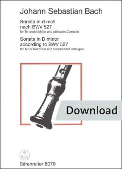 Sonate en ré mineur après BWV 527 Download