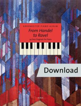 Album de piano Bärenreiter : de Haendel à Ravel Download