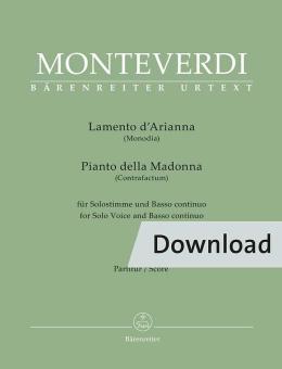 Lamento d'Arianna (Monodia) - Piano della Madonna (Contrafactum) Download