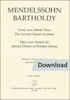 Seigneur, maintenant tu laisses partir ton serviteur en paix, op. 69 Download