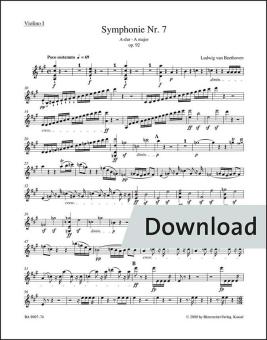 Symphonie n° 7 en la majeur. 92 Download