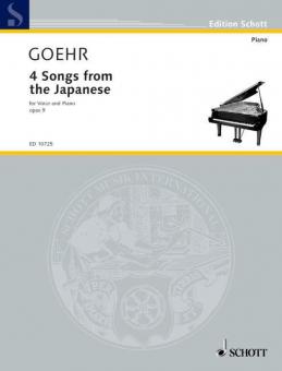 4 Songs from the Japanese op. 9 Standard