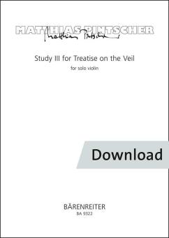 Étude III Pour traité sur le voile Pour violon solo Download