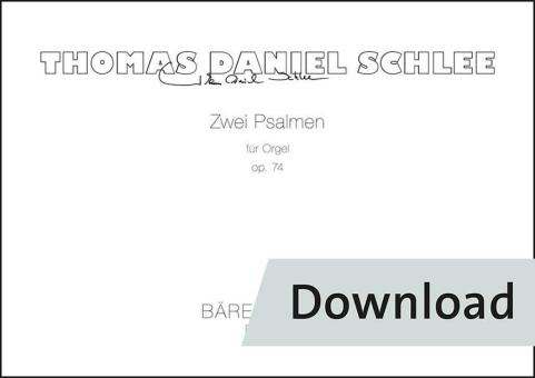 Deux Psaumes pour orgue op. 74 Download