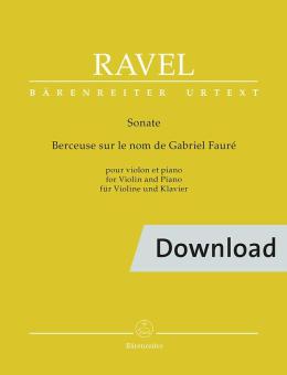 Sonata - Berceuse sur le nom de Fauré Download