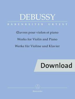 Œuvres pour violon et piano Download