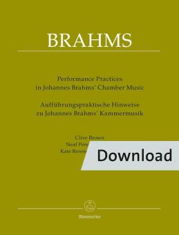 Informations pratiques sur la musique de chambre de Johannes Brahms Download
