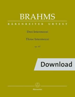 Trois Intermezzi op. 117 Download