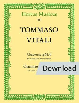 Chaconne pour violon et basso continuo Download