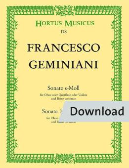 Sonate en mi mineur Download