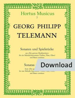 Sonates et pièces de Der getreue Musikmeister Download