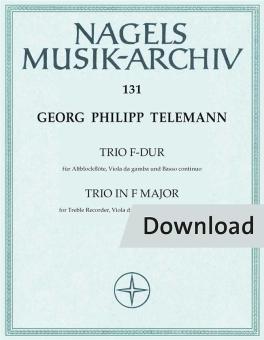 Trio de l''Essercizii Musici' TWV 43 :F 3 Download