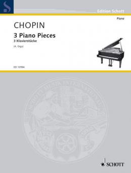 3 Piano Pieces Standard
