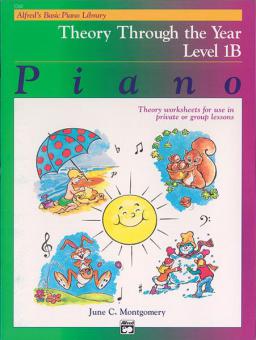 Alfred's Basic Piano Course: Theory Through The Year Book 1B 