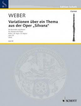 Variations sur un thème de l'opéra Silvana op. 33 WeV P.7 Standard
