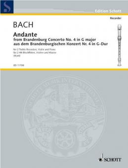 Andante G-Dur BWV 1049 Standard