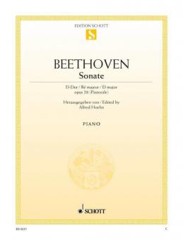 Sonate Ré majeur op. 28 Standard