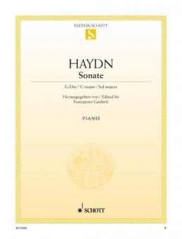 Sonate Sol majeur Hob. XVI:27 Standard