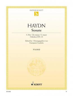 Sonate Ut majeur Hob. XVI:35 Standard