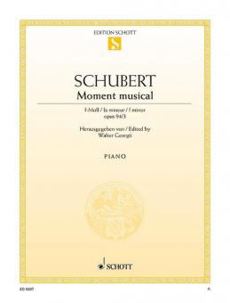 Moment musicaux no 3 Standard