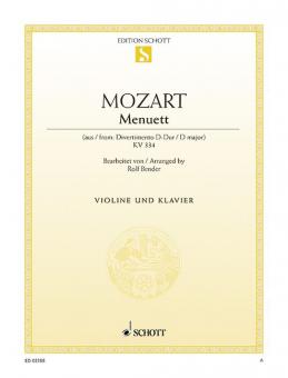 Minuet K.334 Standard
