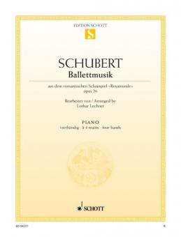 Ballet Music No. 2 G Major Op. 26 D 797/2 Standard