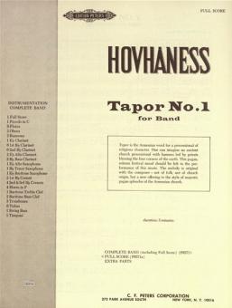 Tapor No.1 (Processional for Band) 