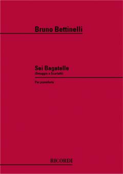 Six 6 Bagatelle Piano Omaggio a Scarlatti 