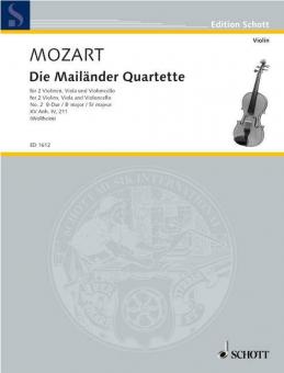 Les quatuors de Milan No. 2 Si bémol majeur Standard