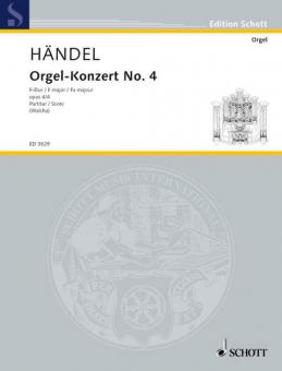 Organ Concerto No. 4 F Major Op. 4/4 HWV 292 Standard