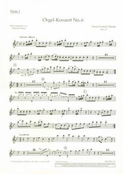 Organ Concerto No. 6 B Major Op. 4/6 HWV 294 Standard