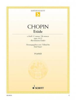 Étude ut mineur op. 10/12 Standard