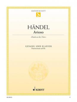 Arioso aus Dank sei dir, Herr Standard