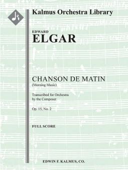 Chanson de Matin op. 15/2 (composer's transcription) 