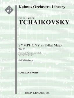 Symphony No. 7 in E-flat op. Posth. (arrangement from incomplete fragments) 