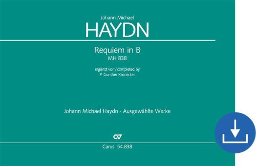 Requiem en si bémol majeur MH838 Download