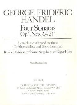 4 Sonatas Op. 1 