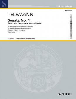 Sonata No. 1 F Major TWV 41:F2 Standard