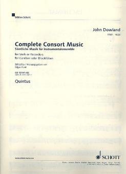 Complete Consort Music 