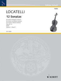 12 Sonatas op. 6 Vol. 1 