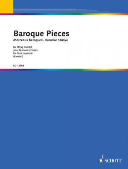 Morceaux baroques pour quatruor à cordes Standard