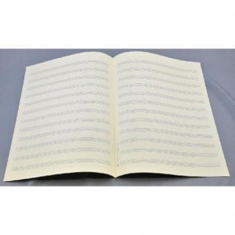 Notenpapier Bach-Format hoch (24x32,5) 12 Systeme 