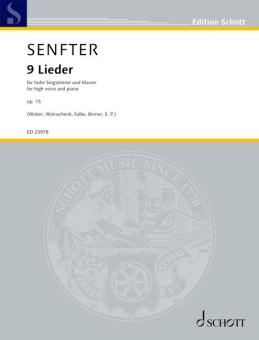 9 chansons op. 15 Standard